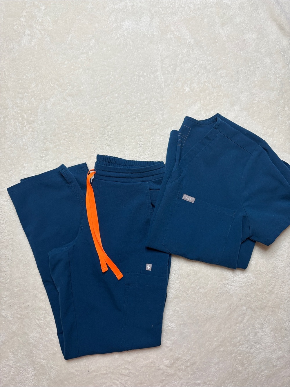 Figs Scrub Set Pacific Blue XS